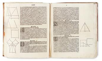 EUCLID.  Elementa geometriae.  1482